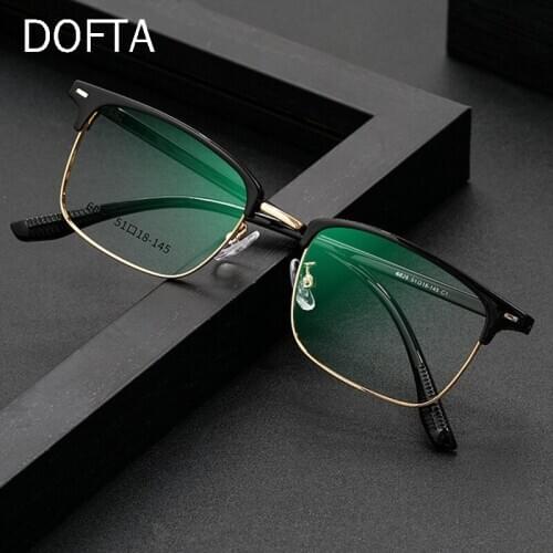 DOFTA Prescription Eyeglasses Frame Women Vintage TR 90 Myopia Optical Glasses Frame Men Korean 5322