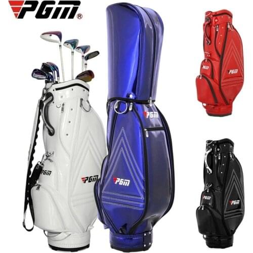 PGM Golf Bag Lady Standard Bag Women Club Bag Waterproof Wear-Resistant Crystal Leather Can Be Placed 13~14 Clubs High capacity