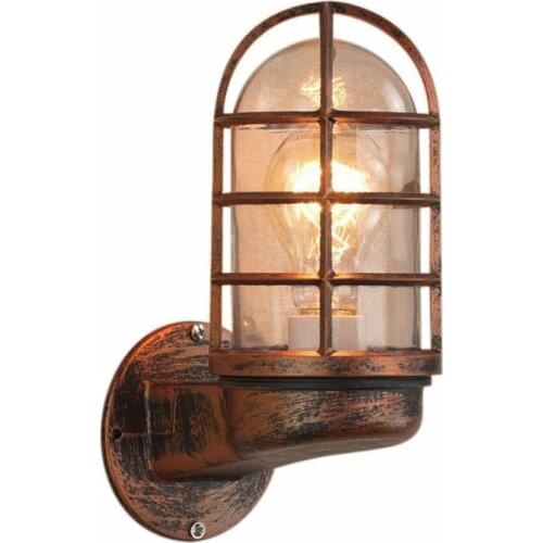 Industrial Vintage Retro Decorative Wall Lamp Iron Art Led Indoor Lighting Home Decor Loft Restaurant Bar Cafe Corridor Aisle