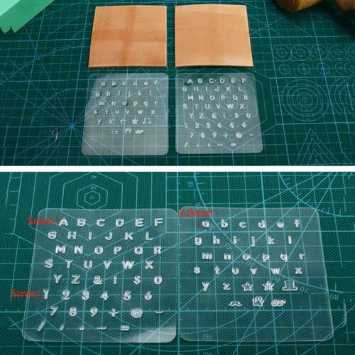 1 Pcs Carving Letter Seal for Leather Craft Letters Alphabet Stamp Handmade Durable DIY Tool can CSV