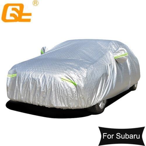 Universal cotton car covers Winter for outdoor dustproof rainproof snowproof and UV for Subaru impreza wrx XZ BRZ