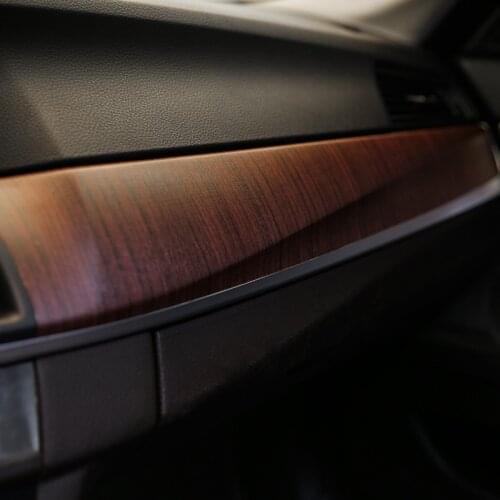 Wood Vinyl SUNICE 30/50 X 124 CM PVC Wood Grain Car Film Stickers Waterproof Car Internal Furniture Closet Wrap Vinyl Film DIY