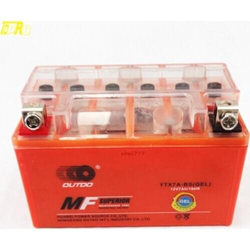 High Performance Motorcycle Battery YTX7A-BS GTX7A 32X7A 44023 CTX7A GTX7ABS Star 50CC 90 Moped Scooter ATV Bike Batteries