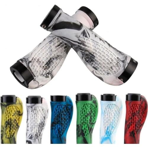 1 Pair Mountain Skid-Proof Grip Anti-Skid Rubber Bike Bicycle Handlebar Protective Covers Lock Grip Riding Tools Lock Bar End