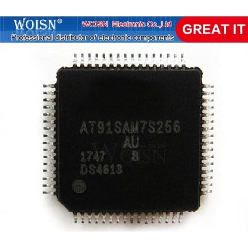 2pcs/lot AT91SAM7S256B-AU AT91SAM7S256-AU AT91SAM7S256 AT91SAM7S64-AU AT91SAM7S64 QFP-64 In Stock