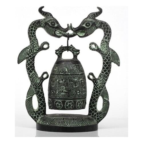 ! A bronze ornaments crafts antique ornaments Ceng Houyi chimes Home Furnishing decorations