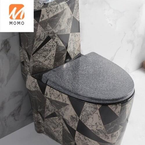 Household ordinary flush retro toilet siphon quiet color toilet toilet odor proof toilet Biological Toilet Closestool