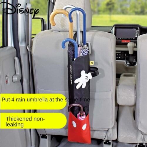 Disney Mickey Car Umbrella Storage Bag Multi-function Car Waterproof Umbrella Cover Car Storage Bucket car accessories