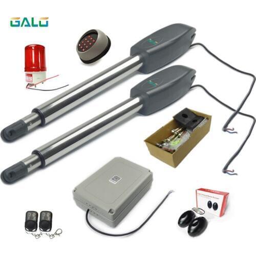 IP55 a set of standards Heavy 400kg per leaf dual automatic electrical swing gate opener for home Butterfly door automation