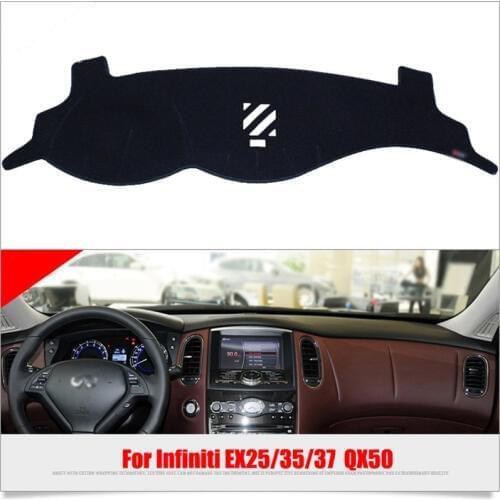 Interior Dashboard Carpet Photophobism Protective Pad Mat For Infiniti EX25 EX35 EX37 QX50
