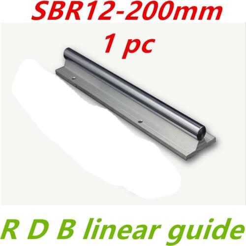 SBR12 200mm 12mm linear rail SBR12 L 200mm for cnc parts working with SBR12UU block 12mm linear guide(no SBR12UU in this link)