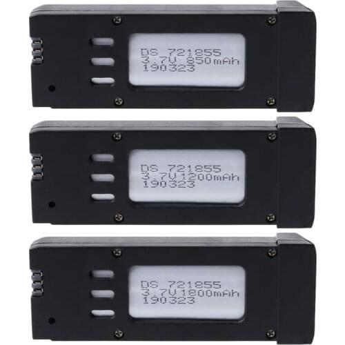 M2EC 3.7V 1800mAh Lithium Battery Compatible with E58 L800 JY019 S168 Drone X Pro Remote Control Drone Antenna Spare Parts