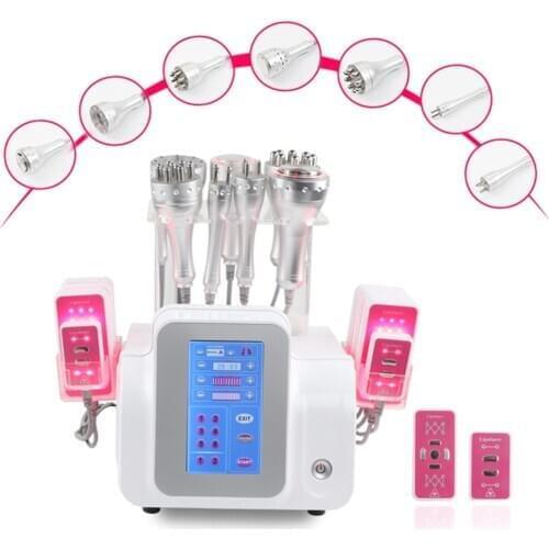 Latest Portable Vacuum Body Shaper Weight Loss 40k Cavitation Ultrasound Slimming Machine SPA 8 in 1