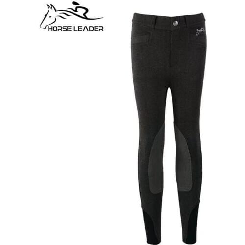 Autumn And Winter Children Jodhpurs Knight Breeches Riding Trousers Male And Female High Elastic Riding Breeches