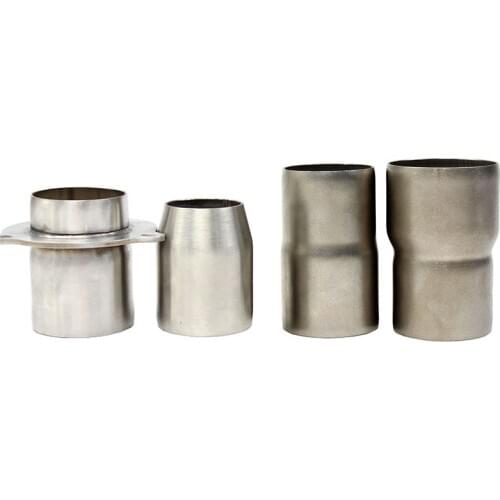 Motorcycle Exhaust Adapter Reducer Connector Pipe for Exhaust 60mm to 51mm 51mm to 51mm 51-38mm Adapter CB400 Connector