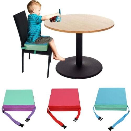 Portable Kids Booster Seat For Dining Thicken Chair Increasing Cushion Pad Chair Increasing Feeding High Chair Cushion Washable