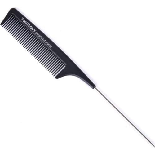 Professional Salon Cutting Comb High Quality Carbon Fiber Hairdressing Hair Brush Sharp Tails Anti-static Styling Accessories