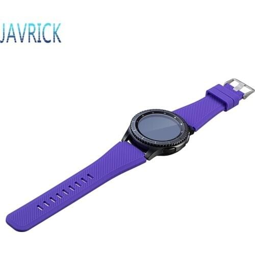 Silicone Bracelet Strap Watch Band For Samsung Gear S3 Frontier Classic L Size F3MD