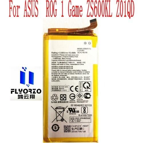 New High Quality 4000mAh C11P1801 Battery For ASUS ROG 1 Game ZS600KL Z01QD Mobile Phone