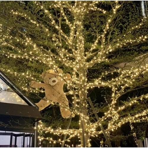 10M Christmas Decorations for Tree 2020 Navidad Ornament LED String Garland Xmas Light With EU / US Plug Connectable LED Fairy