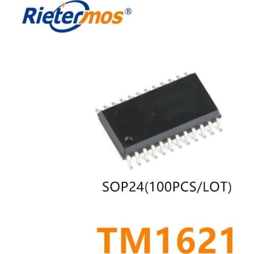 100PCS TM1621 TM1621C SOP24 HIGH QUALITY