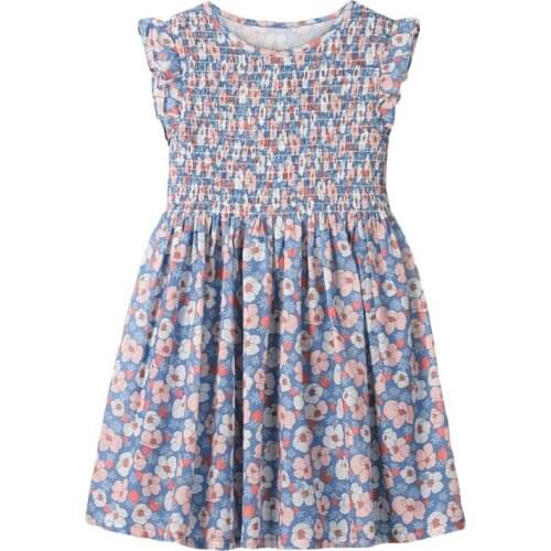 2021 Summer Dress For Girl Baby Clothes Dresses WIth Flowers