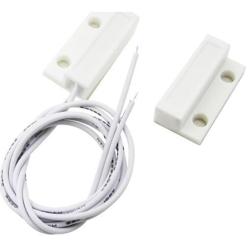 30pcs=15pair MC-38 MC38 Wired Door Window Sensor Magnetic Switch Home Alarm System normally closed NC