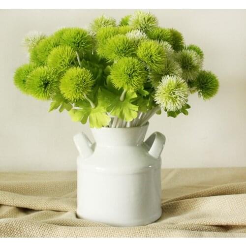 5Pcs/Lot Home Decor Artificial Plant Grass Ball Plastic Flowers For Garden Living Room Balcony Wedding Decoration Fake Plant