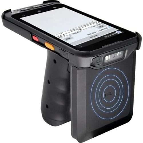 Android 7.0 Rugged PDA Smartphone Supermarket Barcode Scanner with RFID Reader