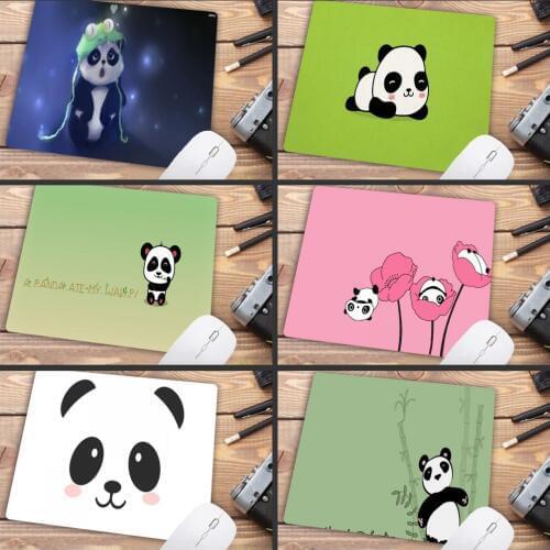 Mairuige Big Promotion Cute baby Panda cartoon Mouse pad PC Computer mat Anti-Slip Laptop PC Mice Pad Mat Mousepad gaming