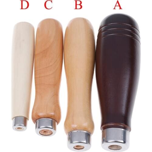 3Pcs Wood File Handle Polishing Rust Proof Home Jewellery Accessories Parts Machinists Easy Use Wood Replacement