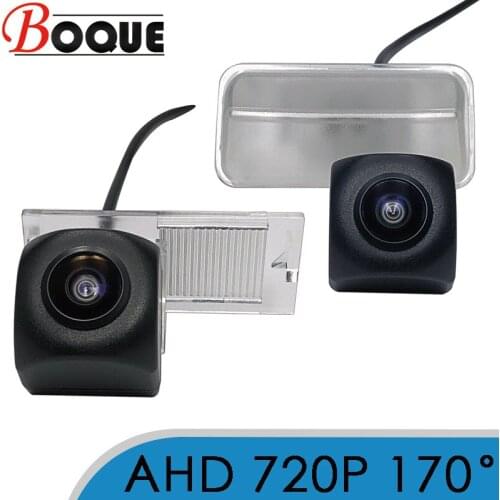 BOQUE 170 Degree 1280x720P HD AHD Car Vehicle Rear View Reverse Camera for Peugeot 301 308 3008 408 508 307 Hatchback 307CC