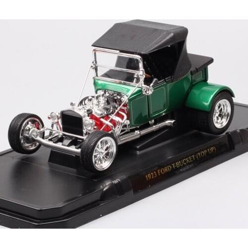 1/18 Road Signature Classic Vintage 1925 Ford T-Bucket T Model A Top Up Diecasts Toy Vehicles Scale Car Model Miniatures Gifts
