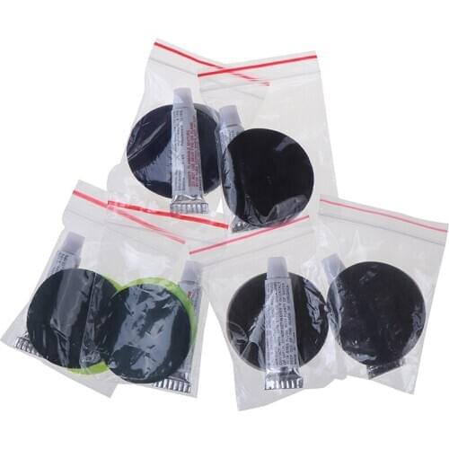 2 Set PVC Inflating Air Bed Boat Sofa Repair Perfect Seal 4Patches 2Glues Kit For Air Mattress Self-inflating Mat Repair