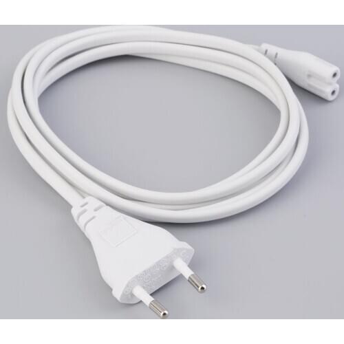 1.5 M hot sale 1Pcs Volex EU European 2-Prong Port AC Power Cord Cable For Mini Router for apple TV PS2 PS3 Power Cable