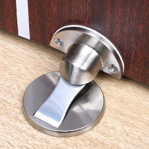 NICEYARD Magnetic Door Stops 304 Stainless Steel Door Stopper Hidden Door Holders Catch Floor Doorstop Toilet Furniture Hardware