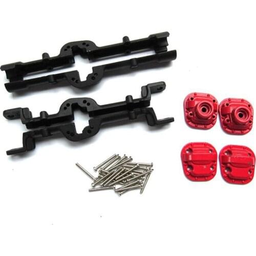 Metal Front and Rear Bridge Axle Housing Case for MN D90 D91 MN99 MN99S 1/12 RC Car Upgrade Parts Accessories