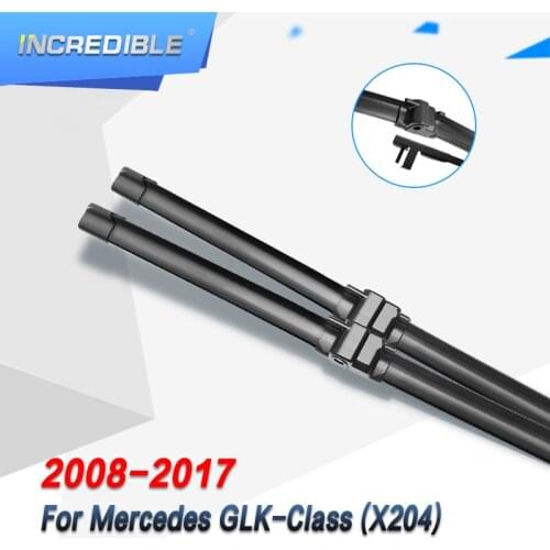 INCREDIBLE Wiper Blades for Mercedes Benz GLK Class X204 Fit Side Pin Arms GLK 200 220 250 280 300 320 350 CDI 4Matic