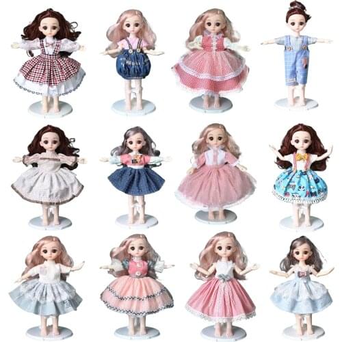 2021 Latest 29cm Doll Clothes Skirt Girl Clothes Handmade Diy Doll Fashion Skirt Doll Accessories Baby Christmas Birthday Gifts