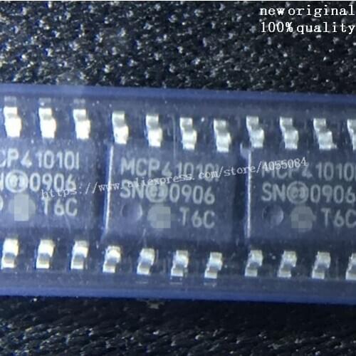 5PCS new original MCP41010-I/SN MCP41010-I MCP41010 MCP41010I Digital Potentiometer 10kOhm 256POS Volatile Linear 8-Pin SOIC