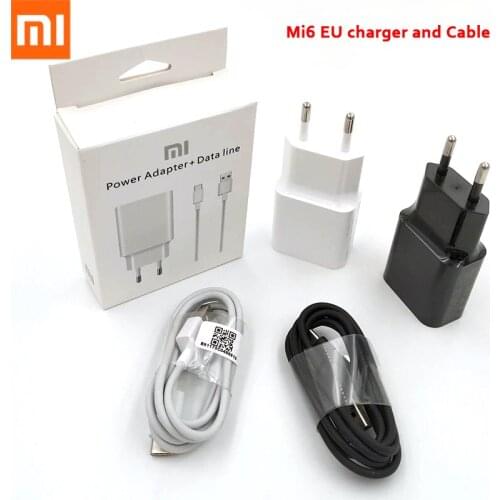 Original Xiaomi 18W Charger USB QC3.0 Fast Charging Adapter Type C Cable For Redmi 9 8 8A 10X Note 8 7 9 Pro 9s Mi CC9 9 8 SE 6