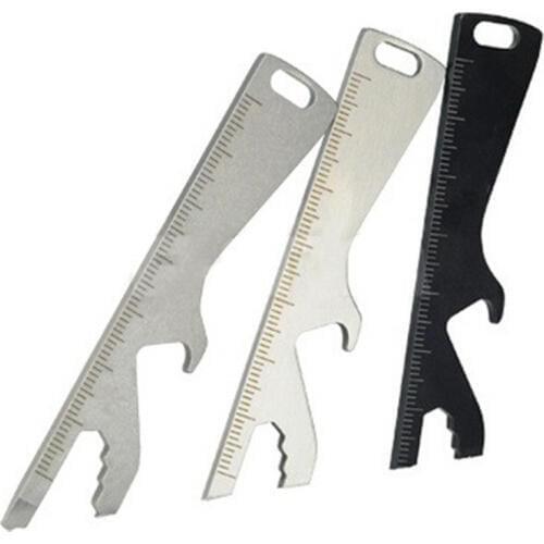 Outdoor Multi-function Stainless Steel Wrench Tool Opener Keychains Accessories EDC Camping Survival Portable Gadget