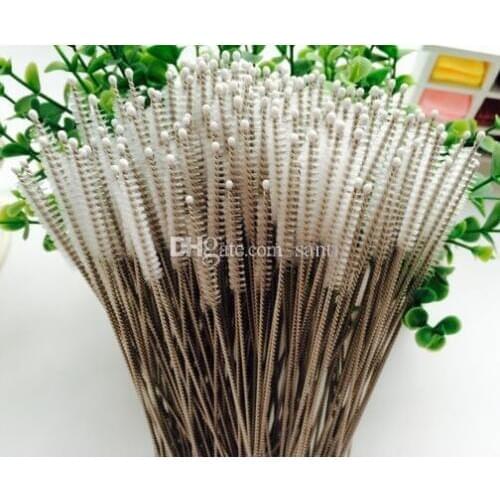 New Arrive Stainless steel wire cleaning brush straws cleaning brush bottles brush 16cm
