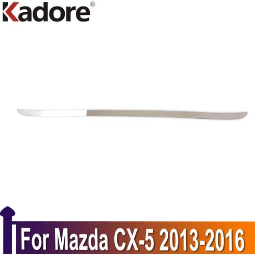 For Mazda CX-5 CX5 2013 2014 2015 2016 Stainless Steel Rear Trunk Lid Cover Trim Car Accessories Tailgate Boot Protection Strip