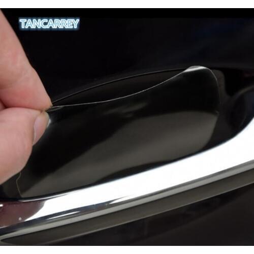 2017 hot car handle protection stickers accessories for fiat punto subaru impreza renault laguna 2 bmw e46 bmw e60 audi a4 b7
