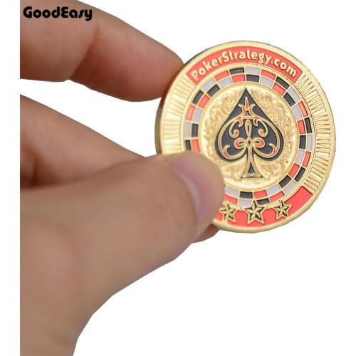 Poker Card Guard Protector Metal Token Coin with Plastic Cover Metal Poker Chip Set Texas PokerStrategy Dealer Button