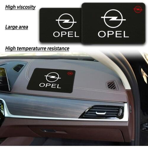 1PCS Car Logo Anti Slip Mat Phone Holder Non-Slip Mat non slip Pad FOR Opel Zafira a b Astra h g j k f Mokka Corsa b c d Vectra