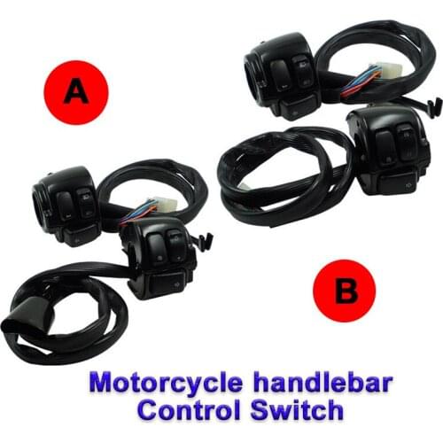 2Pcs Aluminum Alloy Motorcycle Handlebar Switch Combination Motorcycle Modification Parts Suitable For Most Motorcycle Models