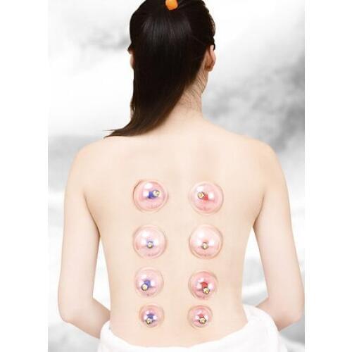 6pcs Cupping Therapy Vacuum Magnet Medical Body Massage Acupressure Relaxation Relieve Pain Health Care Kit Tool