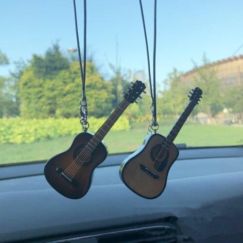 Anime Action Figure 10cm guitar Car Pendant Decoration Birthday Gift Auto Decoraction kids love toys